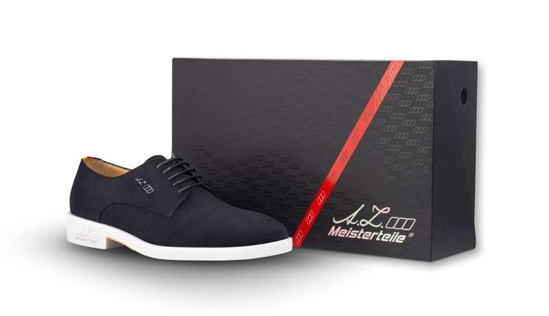 Kožené topánky - Elegantné - Tmavomodrá - AZ-MT Design
